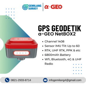 GPS Geodetik GNSS RTK Alpha Geo Net Box 2