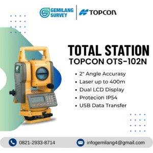 Total Station Topcon OTS-102N Laser Reflectorless