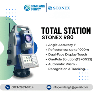 Robotik Total Station Monitoring STONEX R80