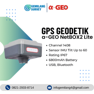 GPS Geodetik Alpha Geo NetBox2 Lite GNSS RTK