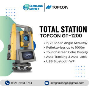 Total Station Topcon GT-1200 Robotik
