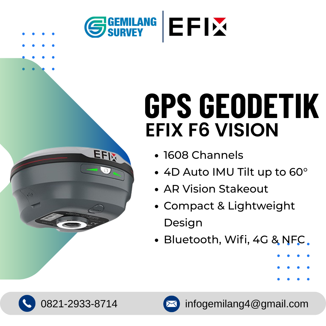 GPS Geodetik Efix F6