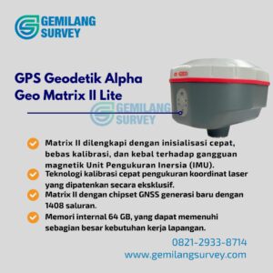 GPS Geodetik Alpha Geo Matrix II Lite