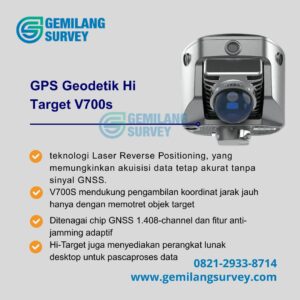 GPS Geodetik Hi Target V700s