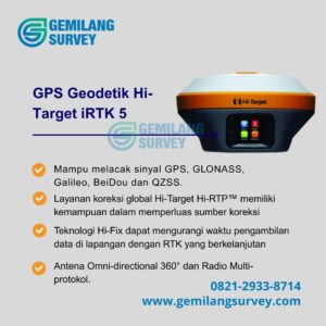 GPS Geodetik Hi-Target iRTK 5