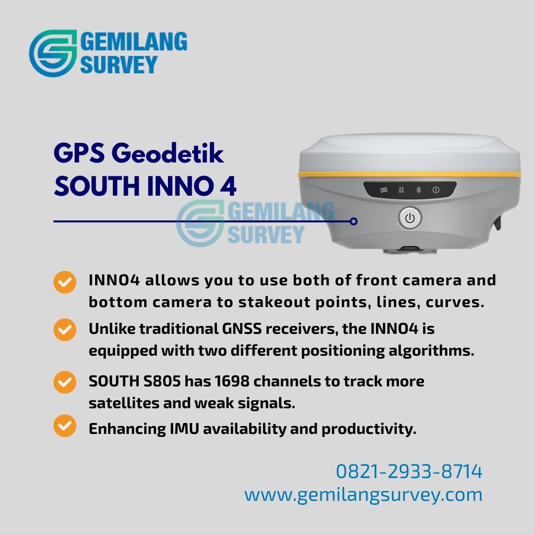 GPS Geodetik SOUTH INNO 4
