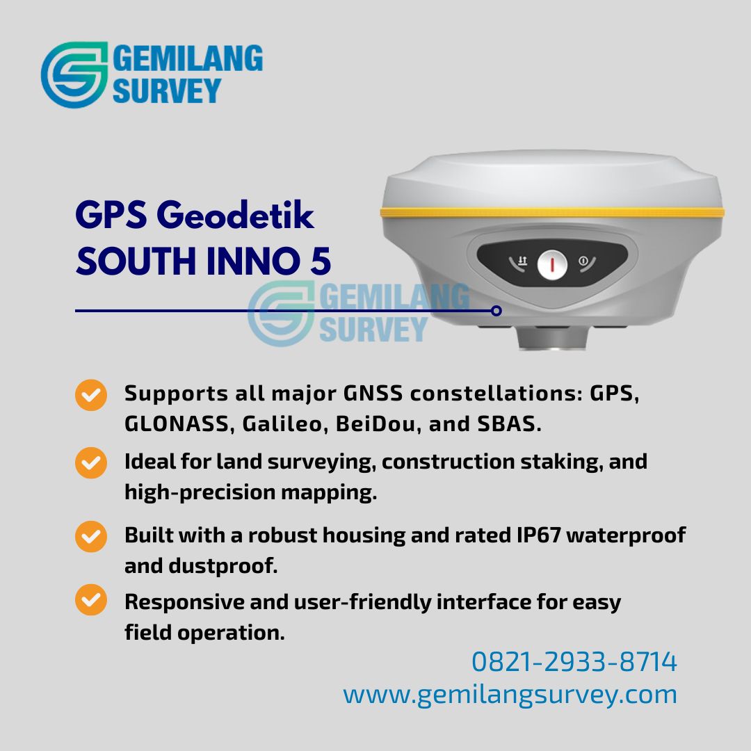 GPS Geodetik SOUTH INNO 5