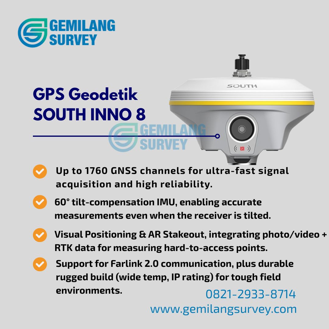 GPS Geodetik SOUTH INNO 8