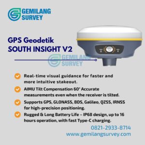 GPS Geodetik SOUTH INSIGHT V2
