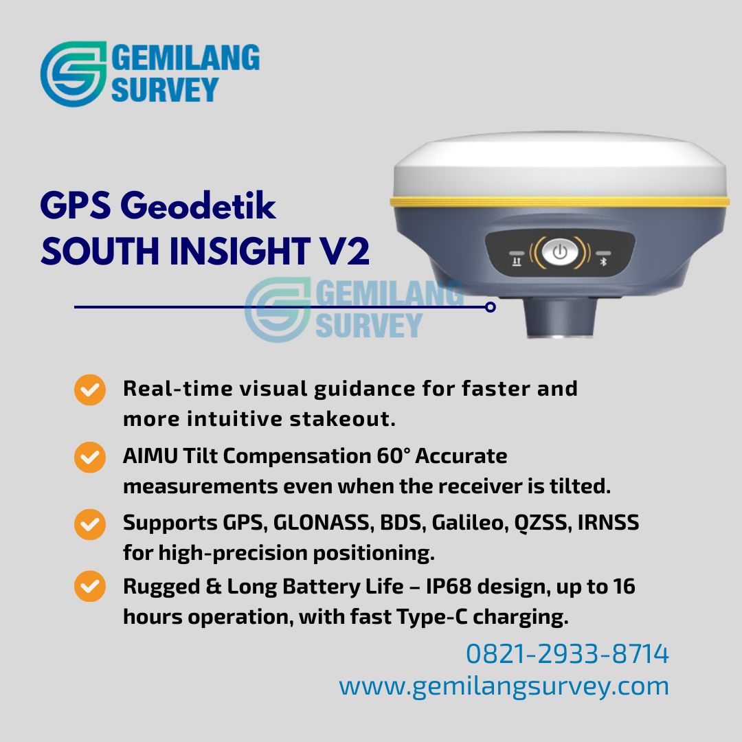 GPS Geodetik SOUTH INSIGHT V2