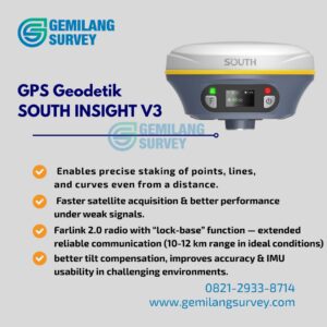GPS Geodetik SOUTH INSIGHT V3