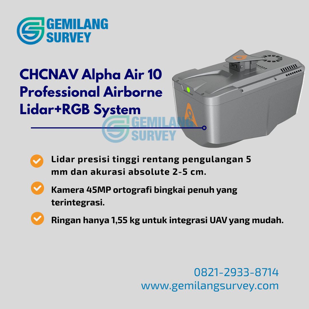 CHCNAV Alpha Air 10 Professional Airborne Lidar+RGB System