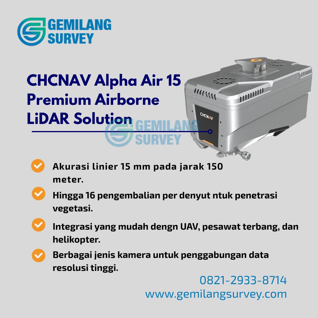 CHCNAV Alpha Air 15 Premium Airborne LiDAR Solution