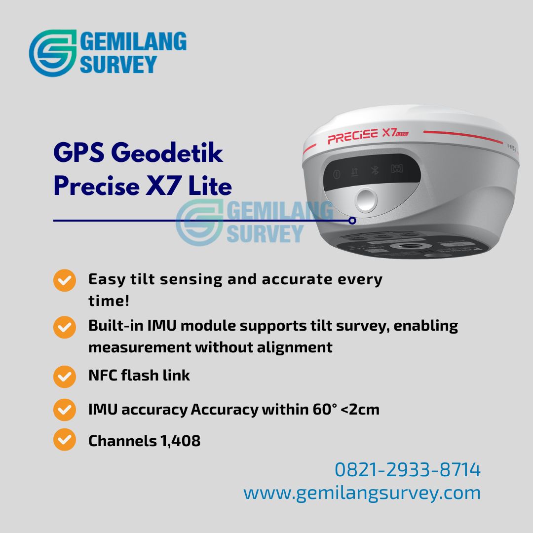 GPS Geodetik Precise X7 Lite