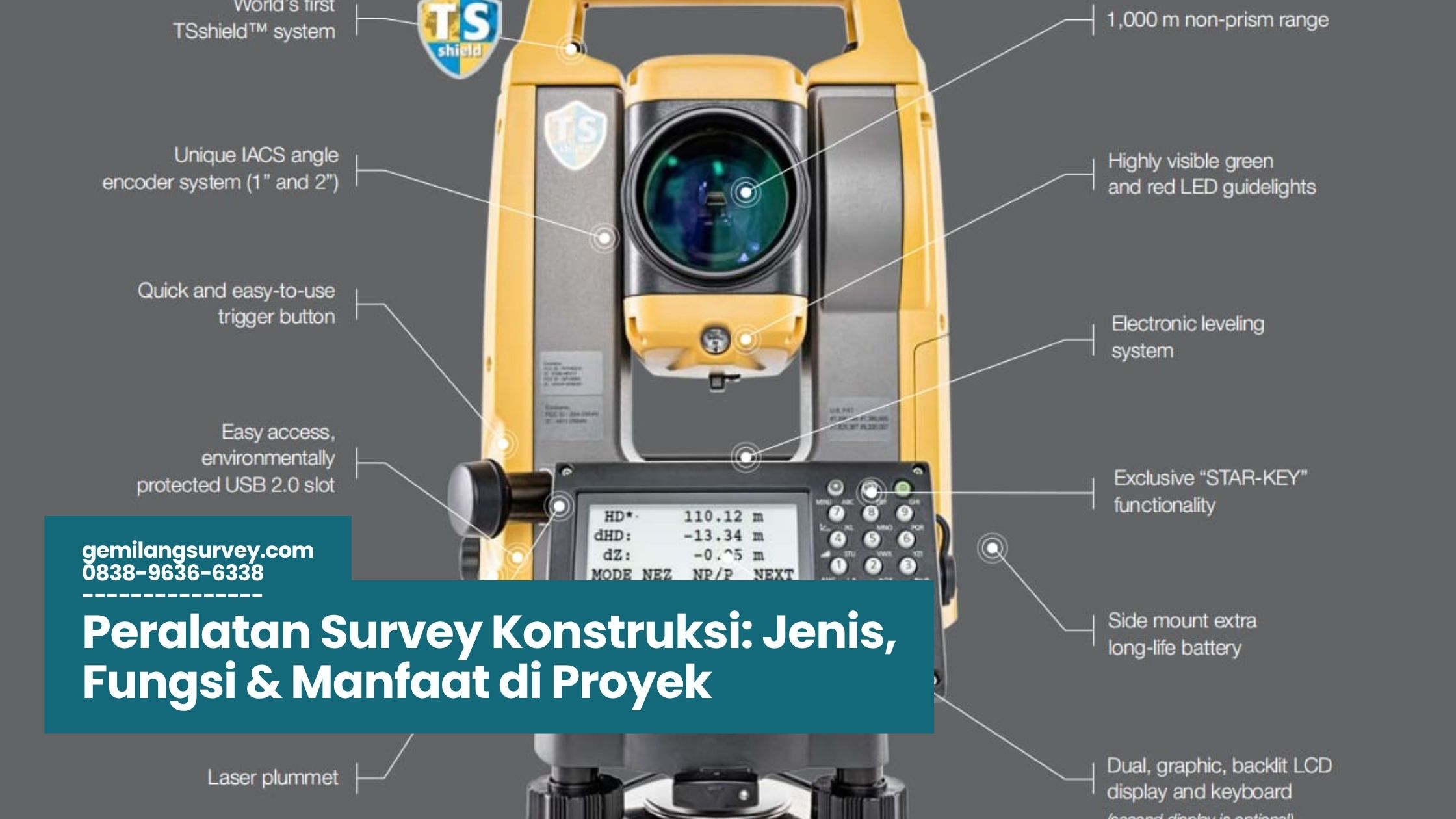 Peralatan Survey Konstruksi: Jenis, Fungsi & Manfaat di Proyek