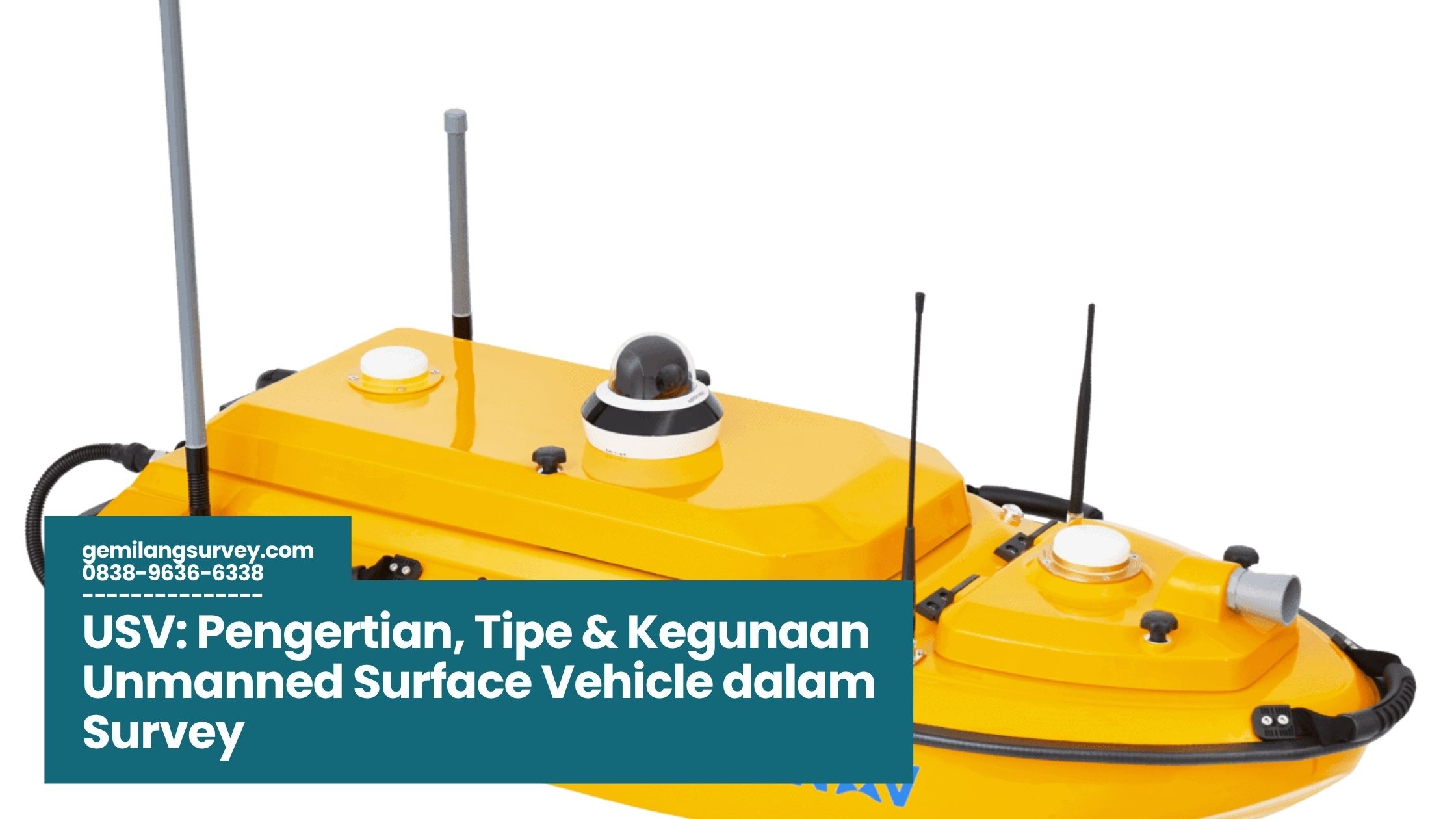 USV: Pengertian, Tipe & Kegunaan Unmanned Surface Vehicle