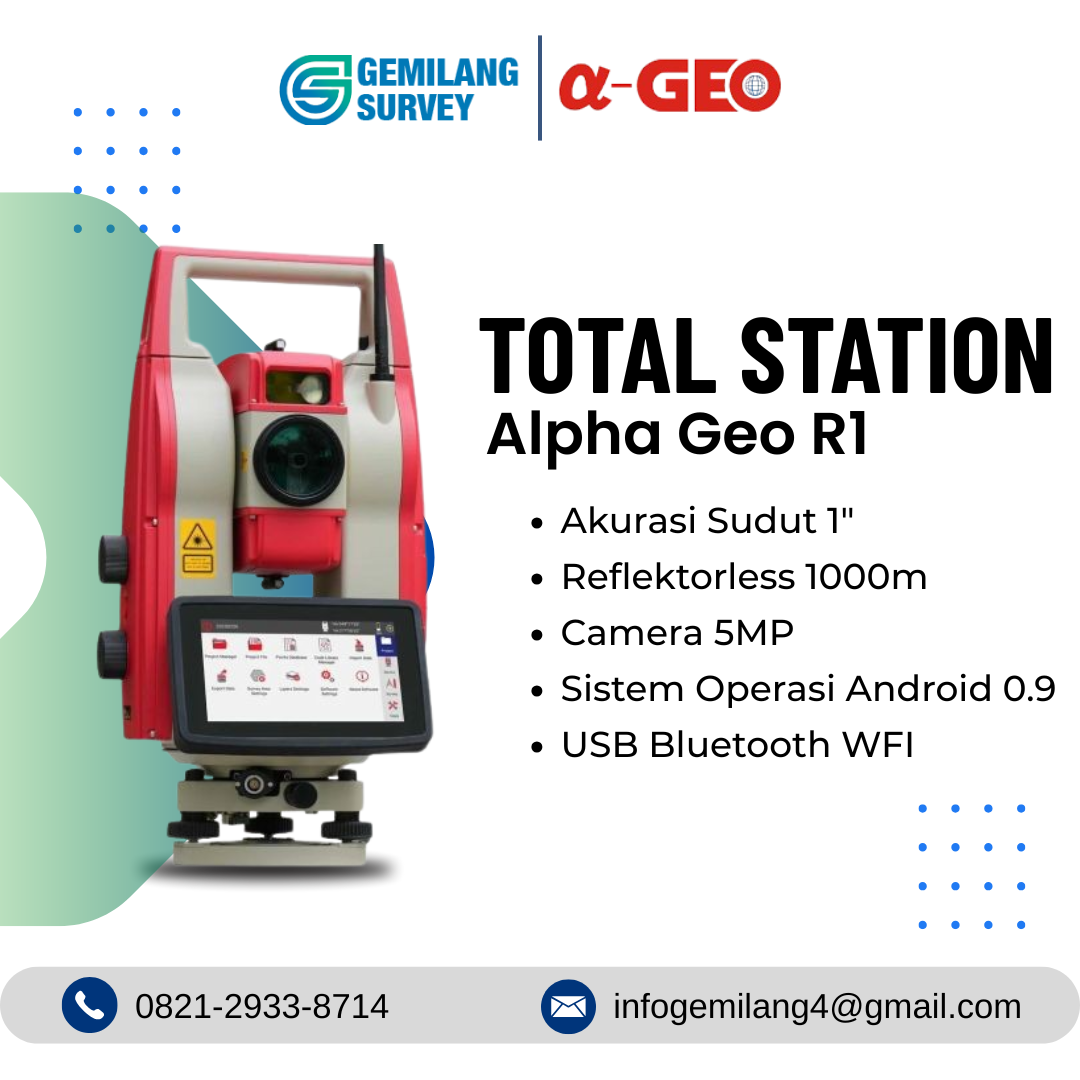 Total Station Robotic Alpha Geo R1