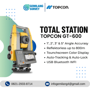 Total Station Robotic Topcon GT-600 Series