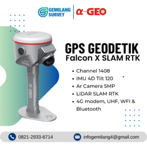 GPS Geodetik Alpha Geo Falcon X SLAM RTK