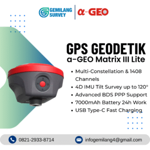 Gps Geodetik Alpha Geo Matrix III Lite