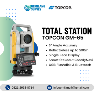 TOTAL STATION TOPCON GM-65
